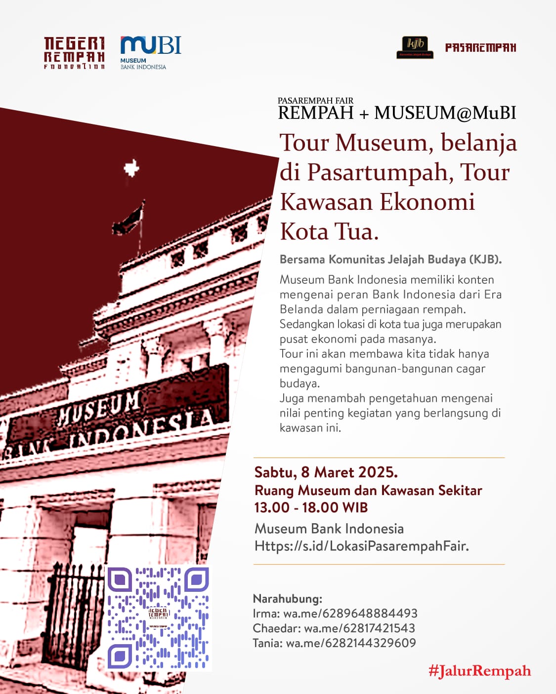 Tour Museum, Belanja di PasarTumpah